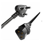 Safe 3 Pin Power Cable with Fire-Resistant PVC Jacket